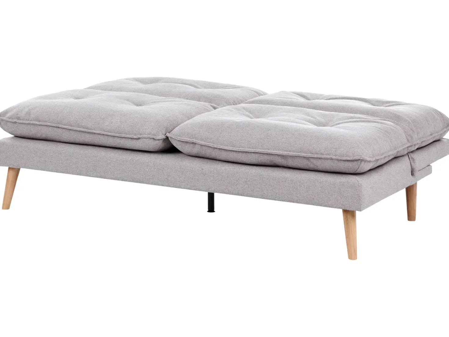Divano letto 3 posti YILA Tessuto Grigio