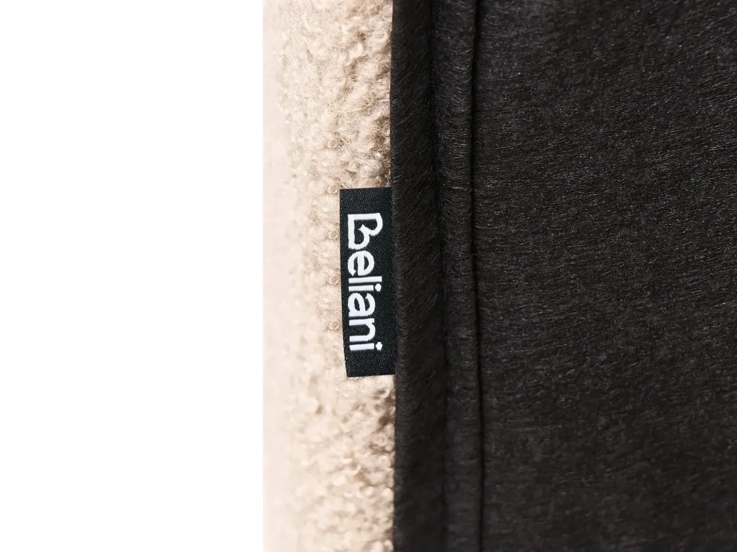 Divano letto 2 posti YORK Bouclé Beige sabbia