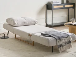 Divano letto singolo JERSLEV Tessuto Bianco sporco