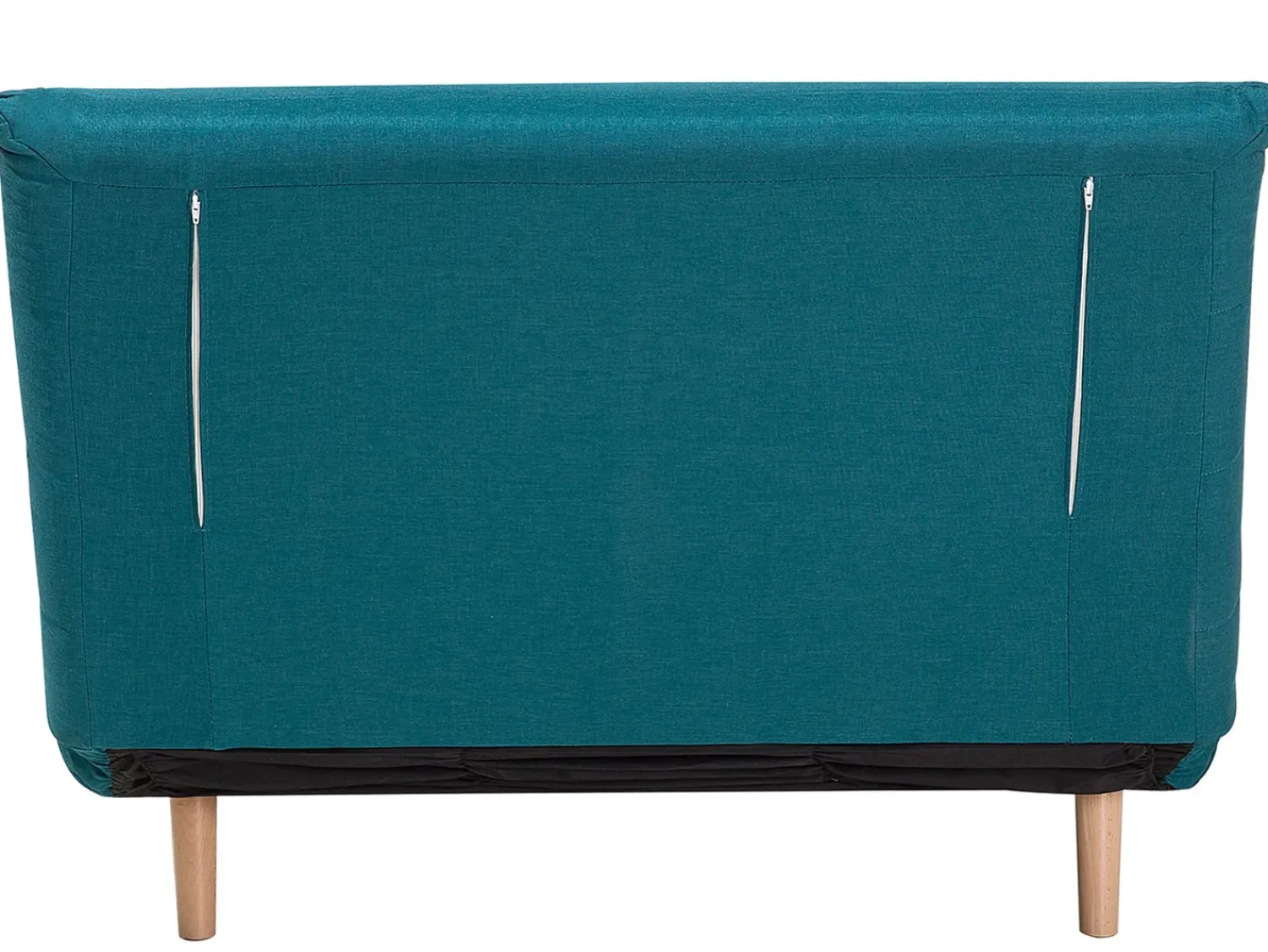 Clearance Beliani Divano letto singolo SETTEN Tessuto Blu oltremare Marrone Blu