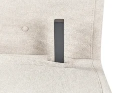 Divano letto singolo VESTFOLD Tessuto Beige chiaro