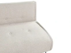 Divano letto singolo VESTFOLD Tessuto Beige chiaro