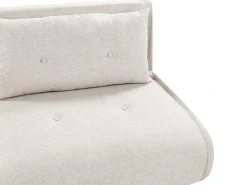 Divano letto singolo VESTFOLD Tessuto Beige chiaro