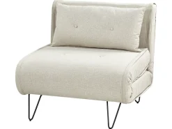 Divano letto singolo VESTFOLD Tessuto Beige chiaro