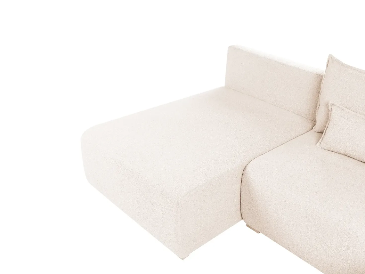 Divano modulare a U NERBO Bouclé Beige