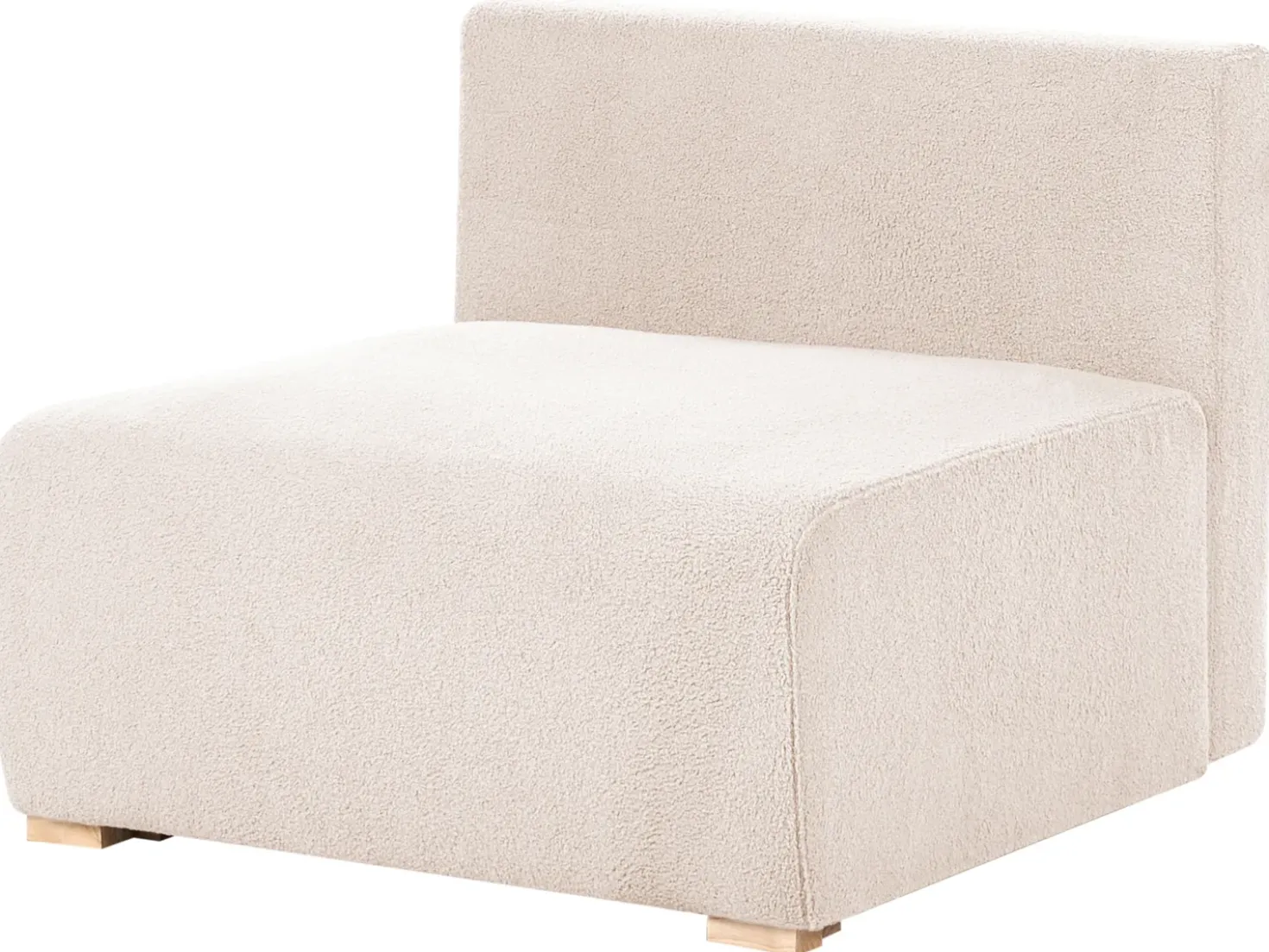 Divano modulare a U NERBO Bouclé Beige