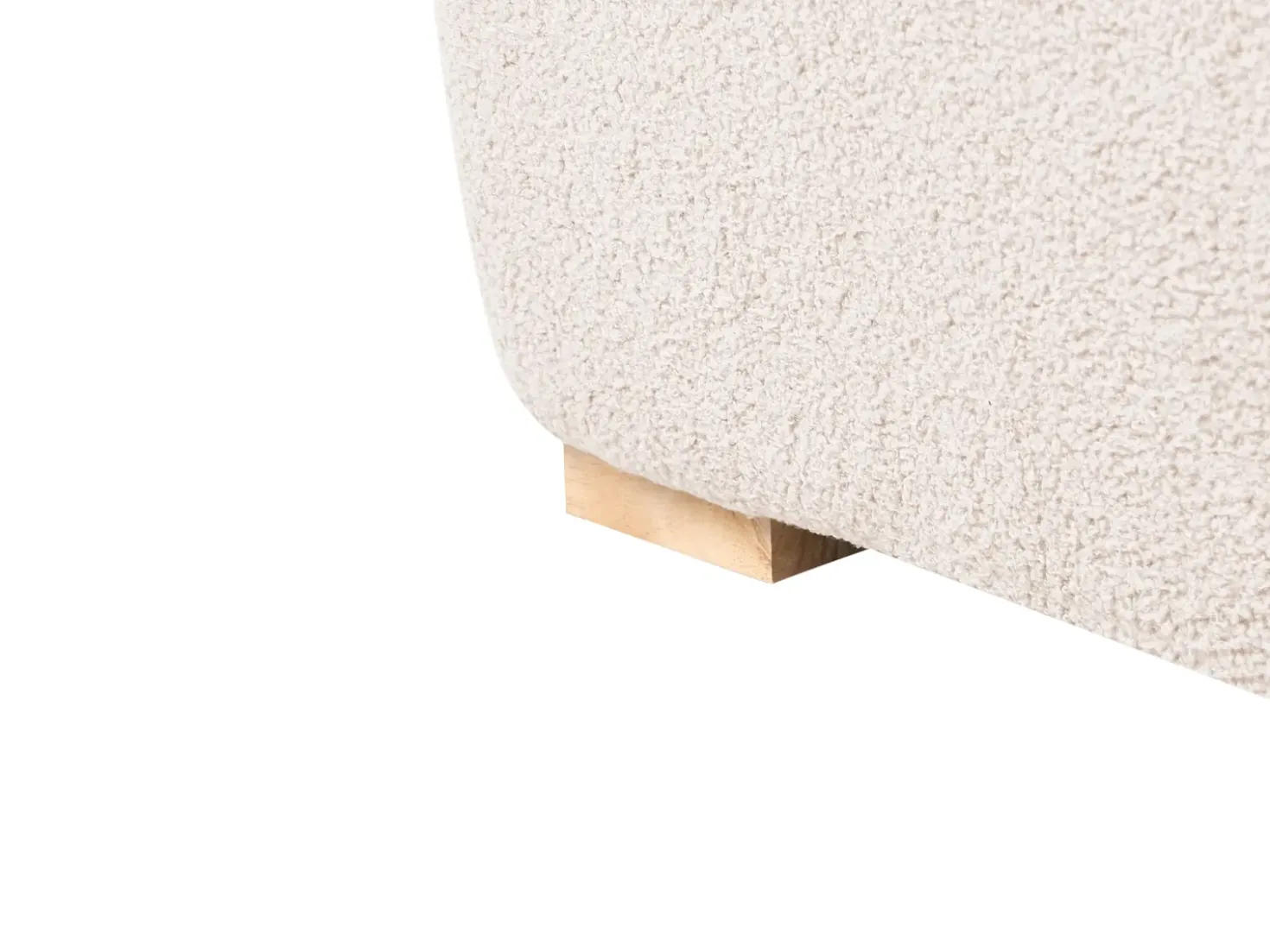 Divano modulare a U NERBO Bouclé Beige