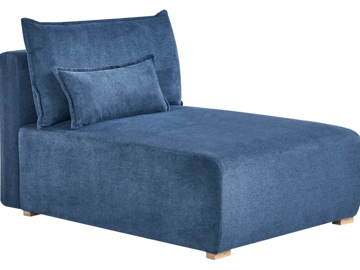 Divano modulare a U NERBO Tessuto Blu