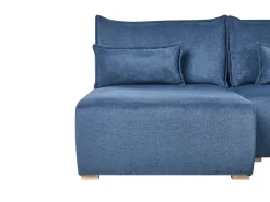 Divano modulare a U NERBO Tessuto Blu