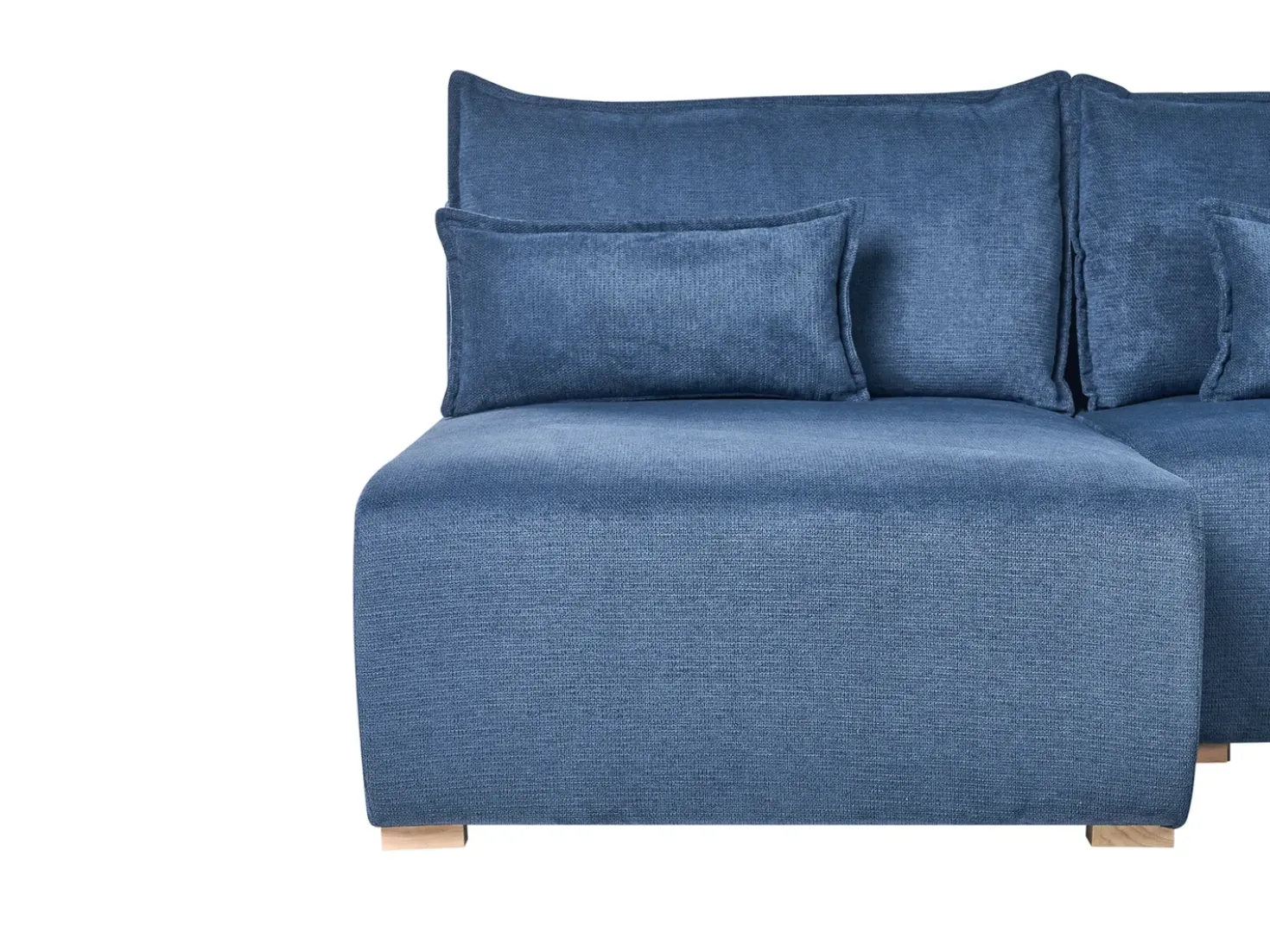 Divano modulare a U NERBO Tessuto Blu