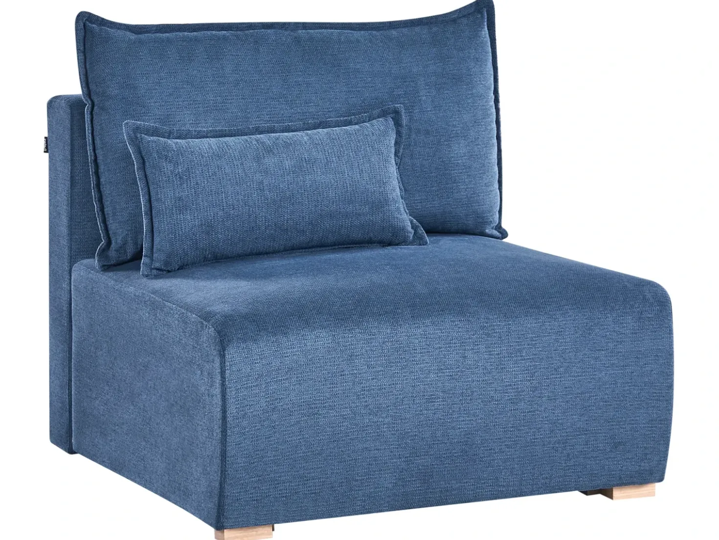 Divano modulare a U NERBO Tessuto Blu