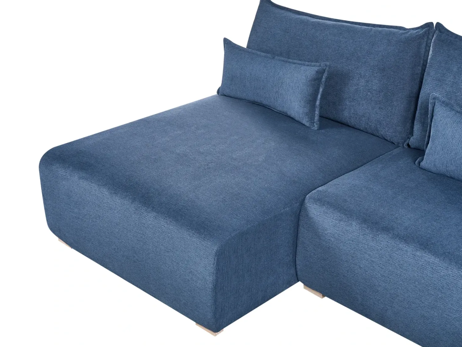 Divano modulare a U NERBO Tessuto Blu