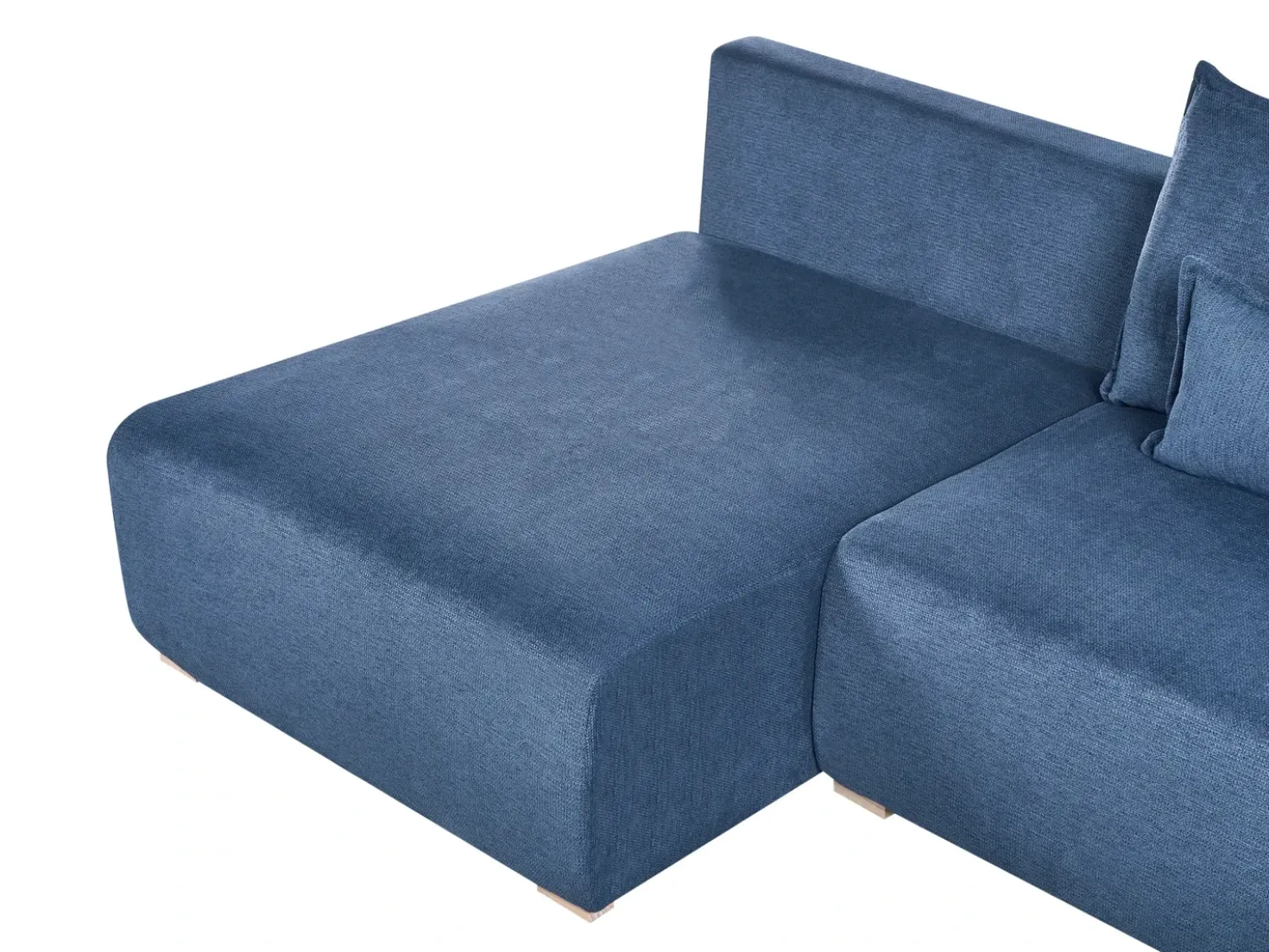 Divano modulare a U NERBO Tessuto Blu