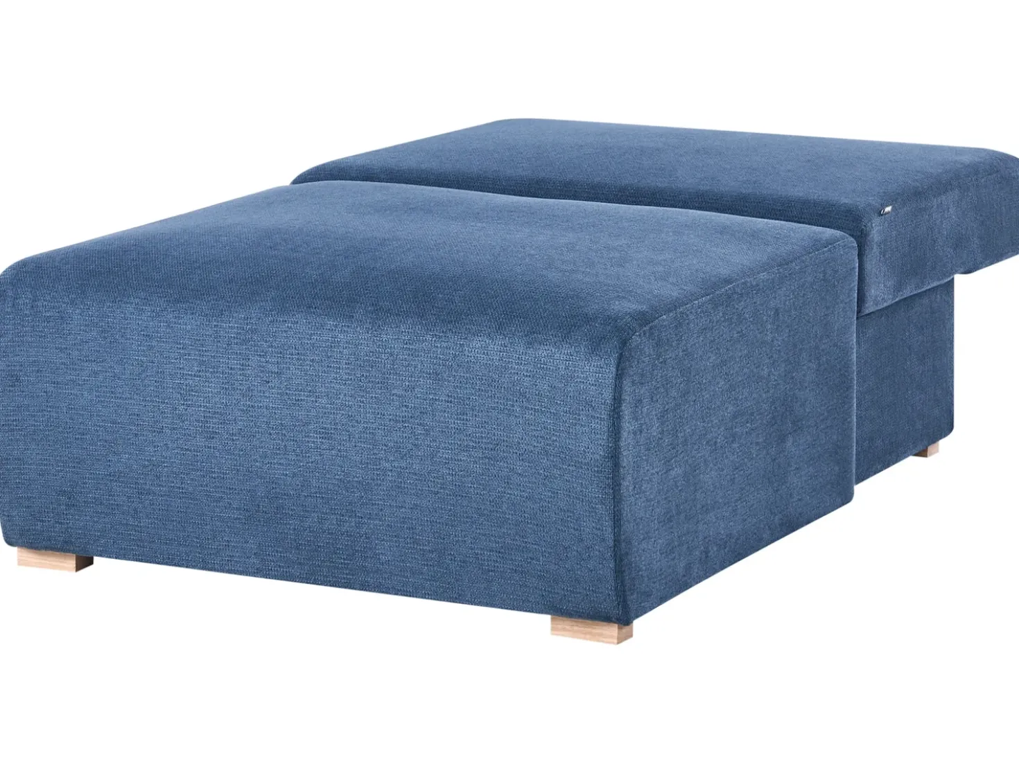 Divano modulare a U NERBO Tessuto Blu