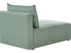 Divano modulare a U NERBO Tessuto Verde chiaro
