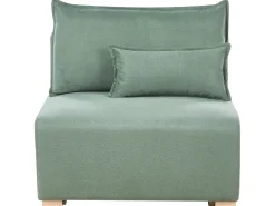 Divano modulare a U NERBO Tessuto Verde chiaro