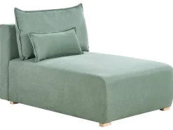 Divano modulare a U NERBO Tessuto Verde chiaro