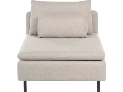 Divano modulare a U 4 posti EGERIS Tessuto Beige