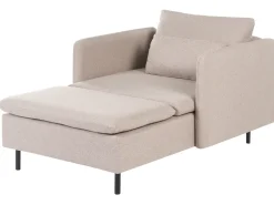 Divano modulare a U 4 posti EGERIS Tessuto Beige