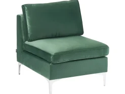 Divano modulare a U 6 posti EVJA Velluto Verde
