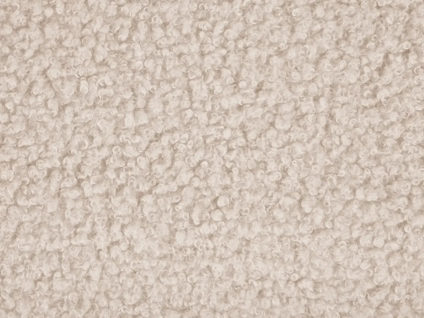 Divano modulare a U 8 posti KIVVIK Bouclé Beige