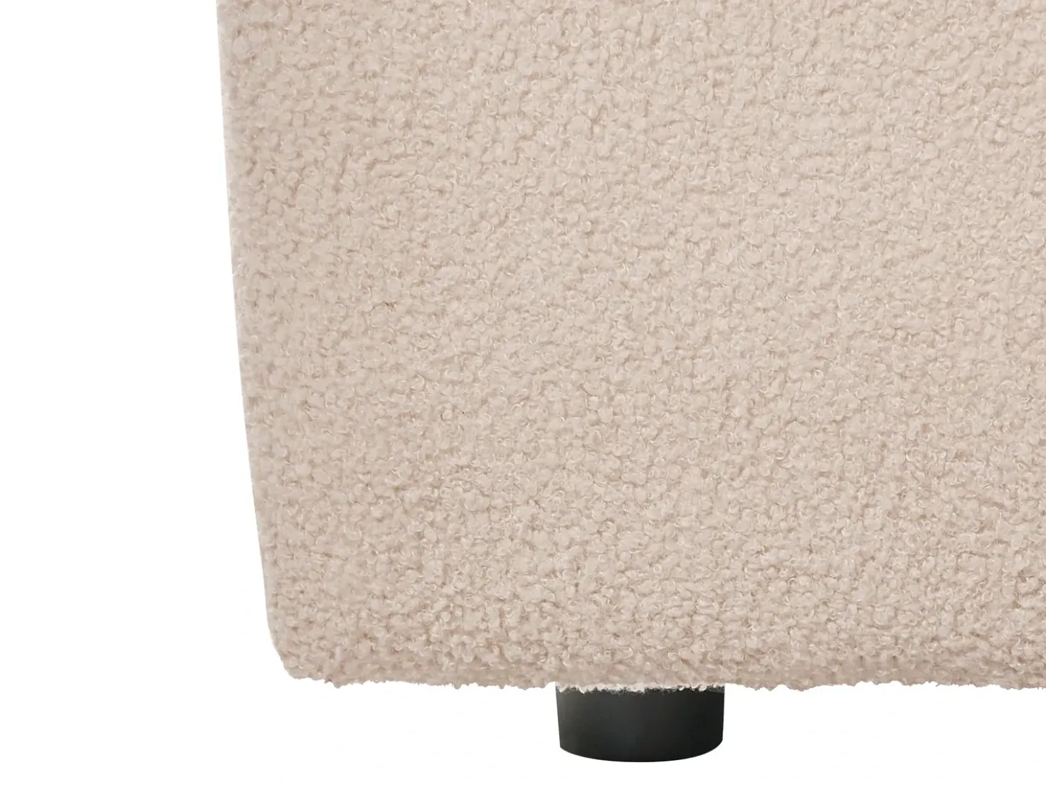 Divano modulare a U 8 posti MESNALI Bouclé Beige