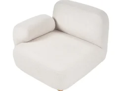 Divano modulare 3 posti AMLI Bouclé Bianco sporco
