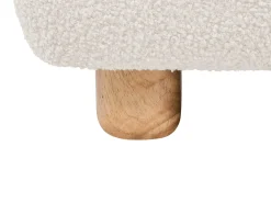 Divano modulare 3 posti AMLI Bouclé Bianco sporco