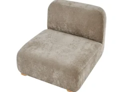 Divano modulare 3 posti AMLI Tessuto Beige con ottomana
