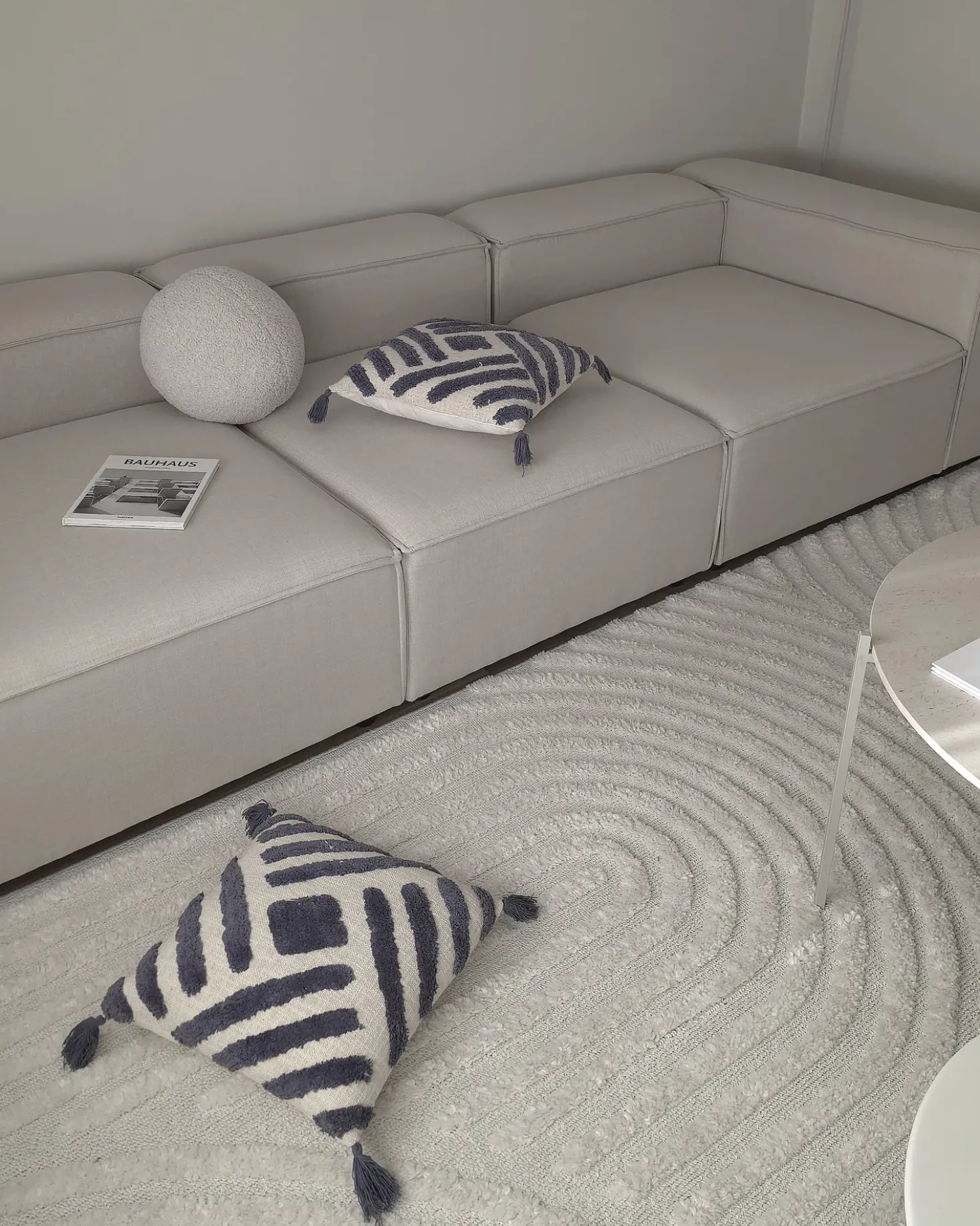 Divano modulare 3 posti ARDAL Tessuto Beige