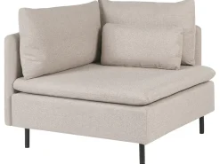 Divano modulare 2 posti EGERIS Tessuto Beige