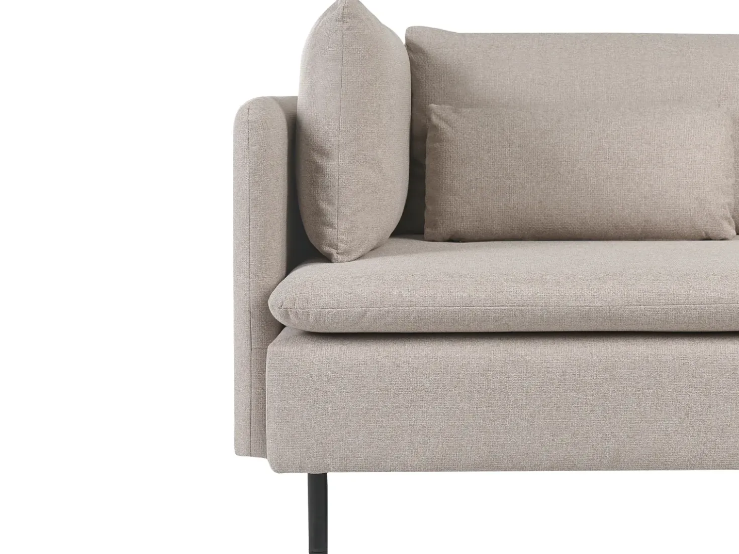 Divano modulare 2 posti EGERIS Tessuto Beige