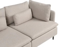 Divano modulare 3 posti EGERIS Tessuto Beige