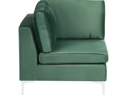 Divano modulare 2 posti EVJA Velluto Verde