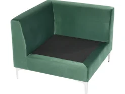 Divano modulare 3 posti EVJA Velluto Verde