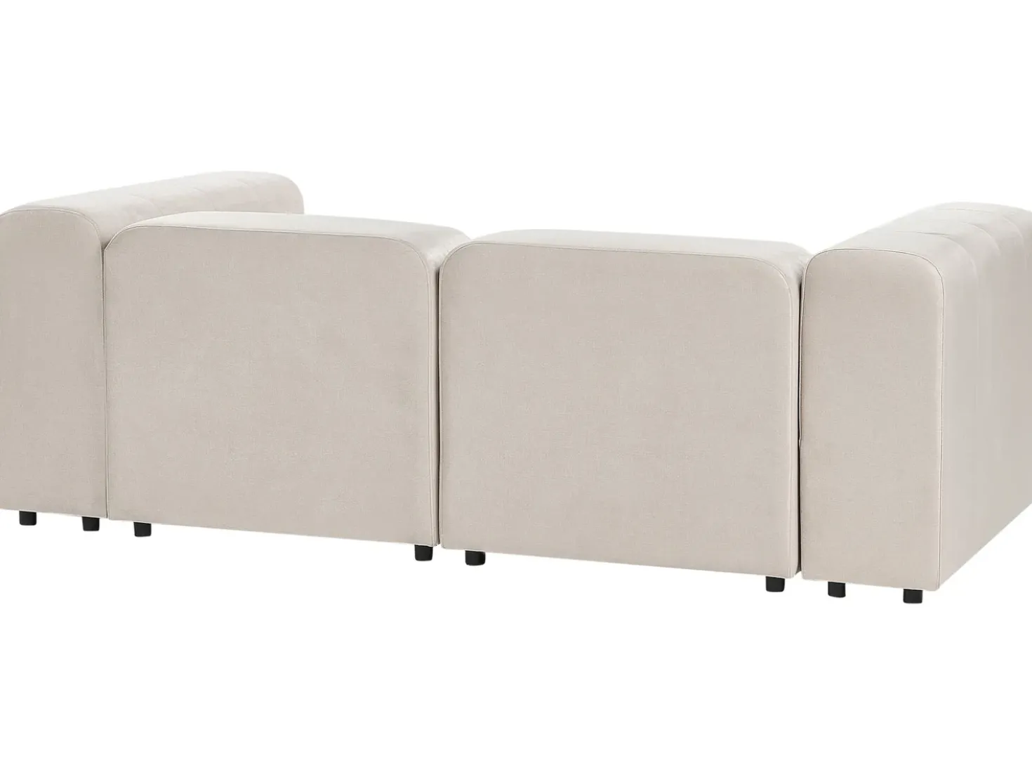 Divano modulare 2 posti FALSTERBO Velluto Beige
