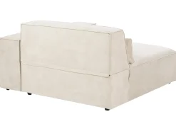 Divano modulare 3 posti HELLNAR Velluto Beige chiaro