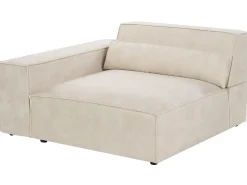Divano modulare 2 posti HELLNAR Velluto Beige chiaro