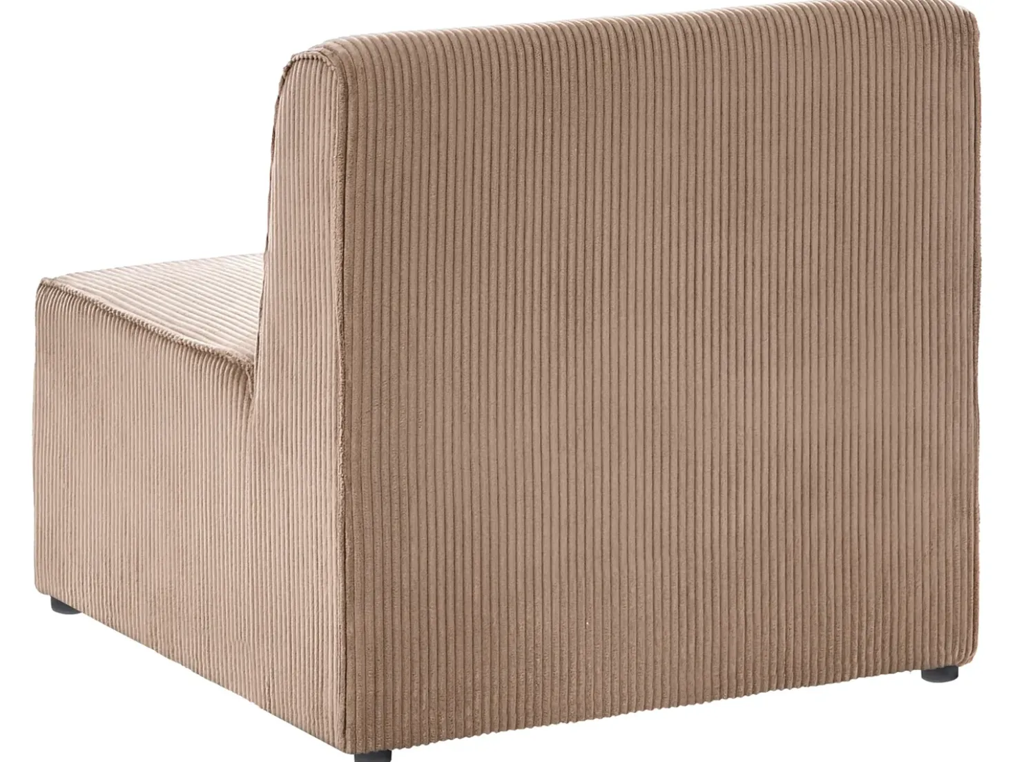 Divano modulare 3 posti LEMVIG Velluto a coste Beige sabbia