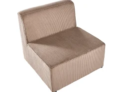 Divano modulare 3 posti LEMVIG Velluto a coste Beige sabbia