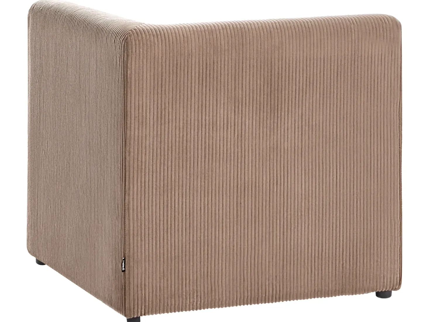 Divano modulare 2 posti LEMVIG Velluto a coste Beige sabbia