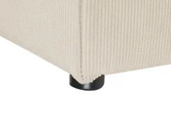 Divano modulare 3 posti LEMVIG Velluto a coste Beige chiaro