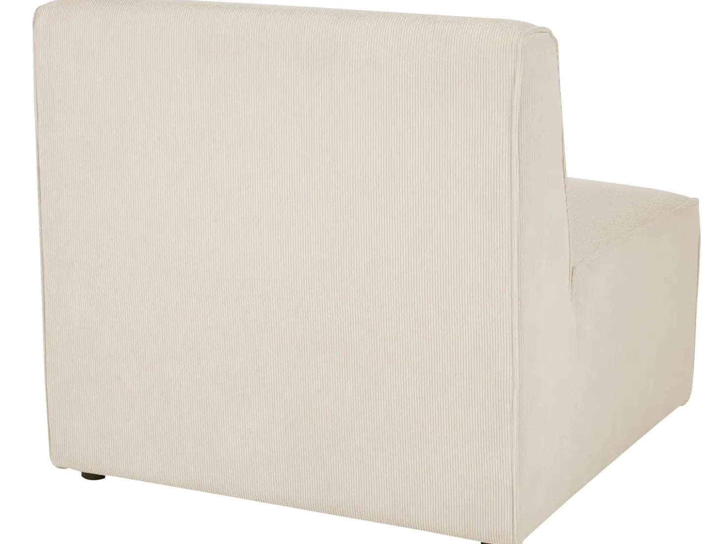 Divano modulare 3 posti LEMVIG Velluto a coste Beige chiaro