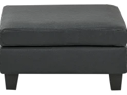 Divano modulare 3 posti UNSTAD Pelle sintetica Nero