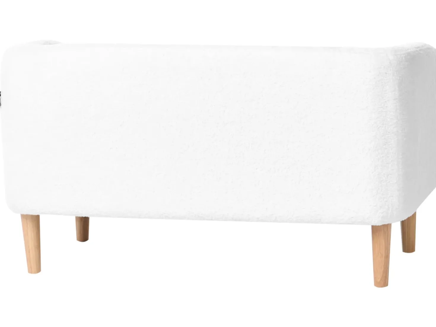 Divano per bambini DAGALI Bouclé Bianco