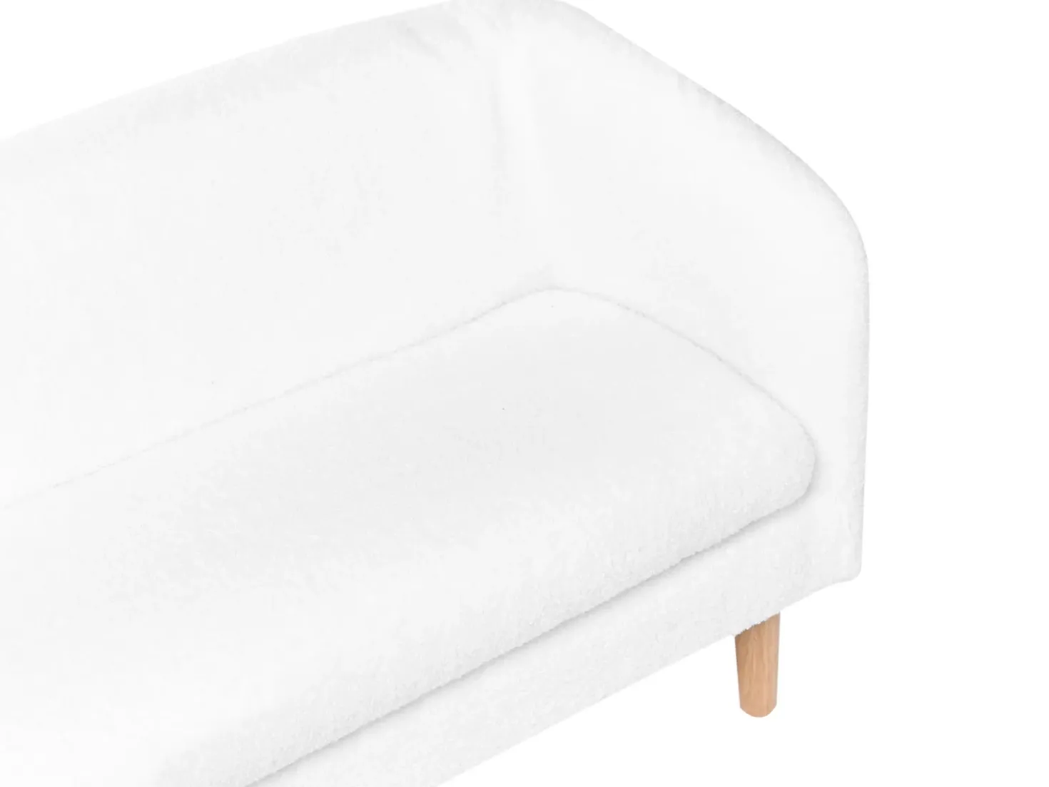 Divano per bambini DAGALI Bouclé Bianco