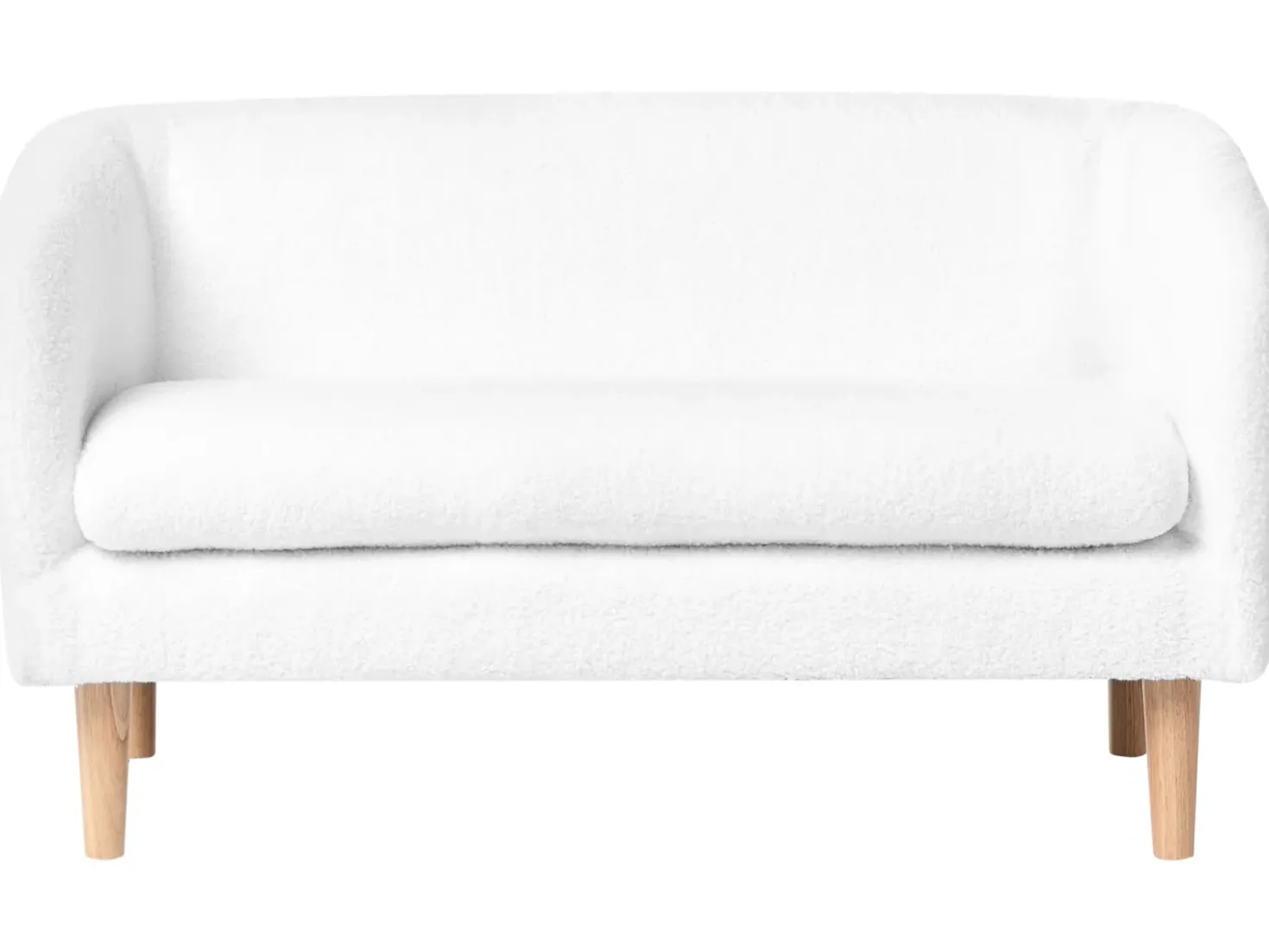 Divano per bambini DAGALI Bouclé Bianco