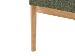 Divano 3 posti ESRUM Tessuto Marrone chiaro/Verde