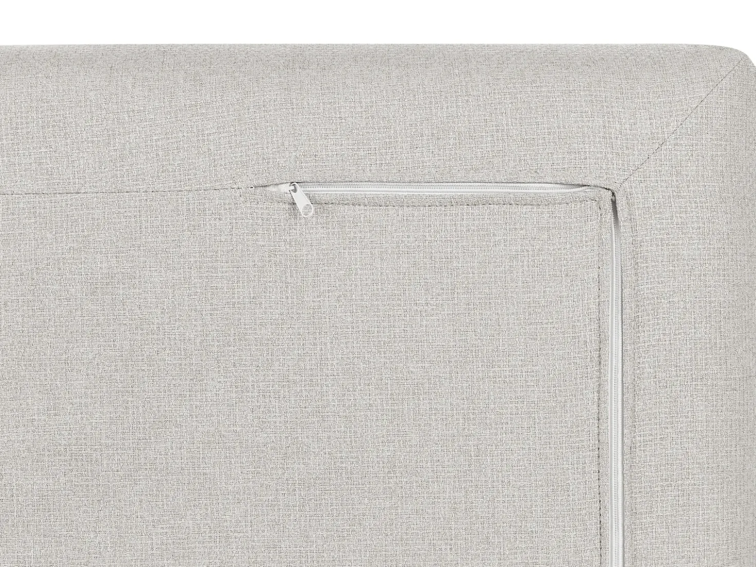 Divano 2 posti HEDEN Tessuto Beige con cuscino