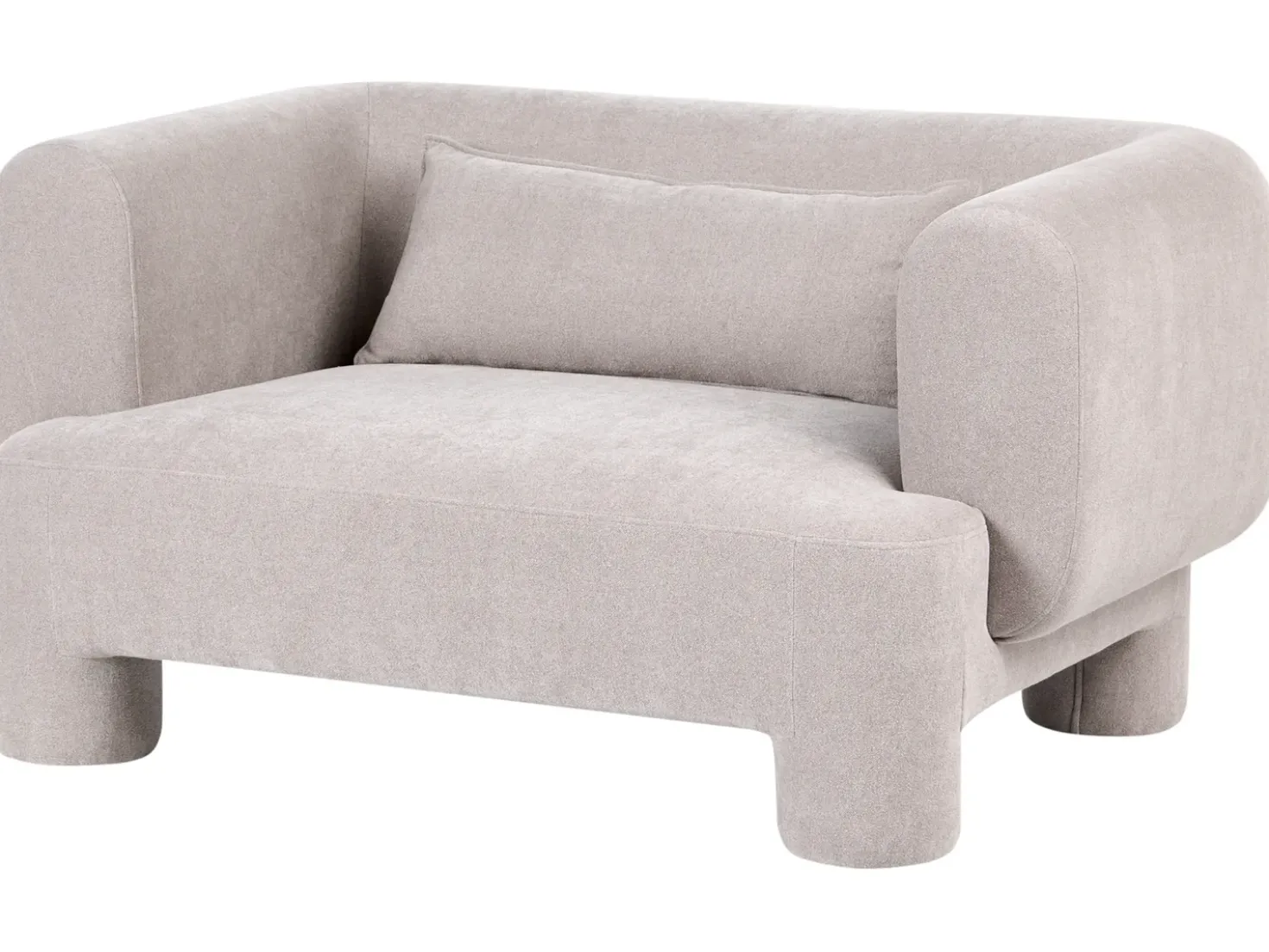 Divano 2 posti HOGBO Tessuto Beige